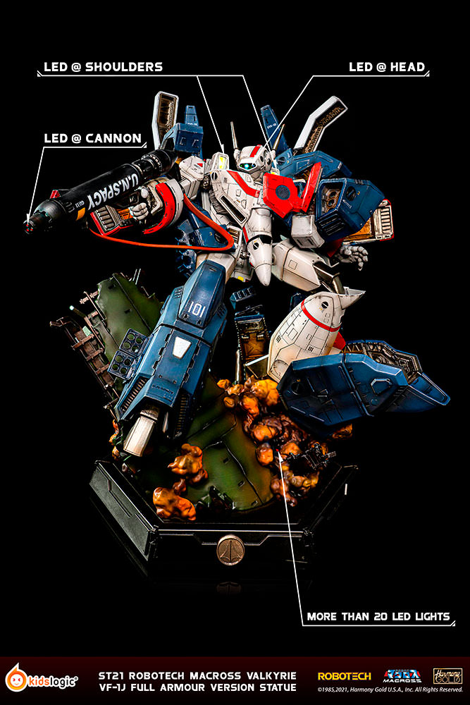 Kids Logic Robotech Macross Saga ST21 Macross VF-1J Full Armour