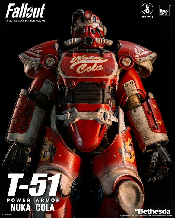 Threezero Fallout T-51 Nuka Cola Power Armor 1/6 Action Figure