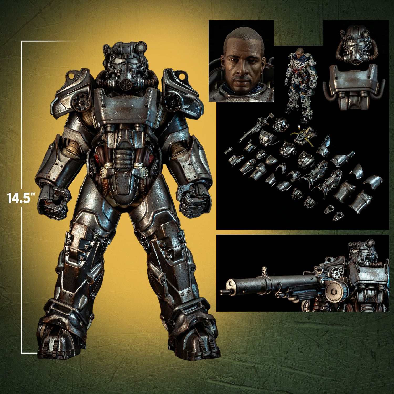 Threezero Fallout T-60 Power Armor 1/6 Scale Collectible Figure