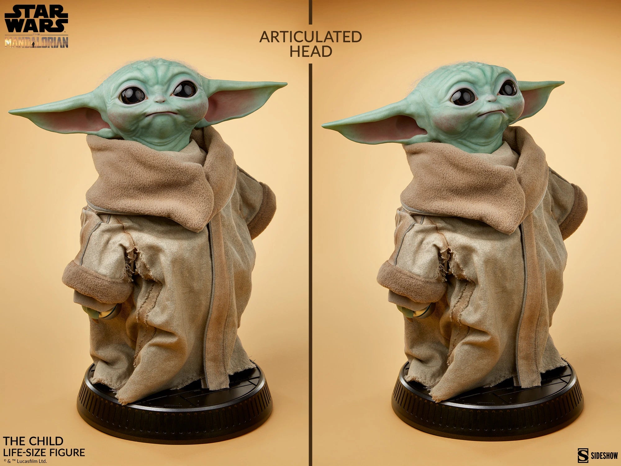 Sideshow Star Wars The Mandalorian The Child (Grogu) Life-Size