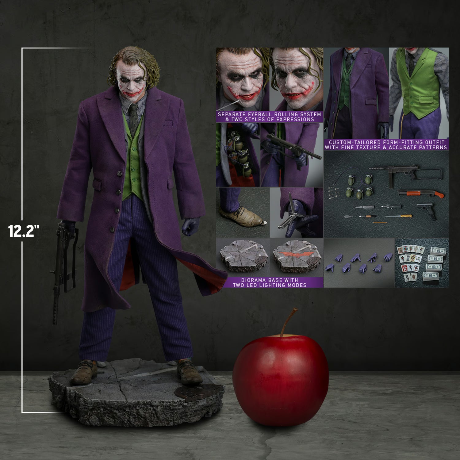 Hot Toys DC Comics The Dark Knight The Joker DX32 1/6 Scale