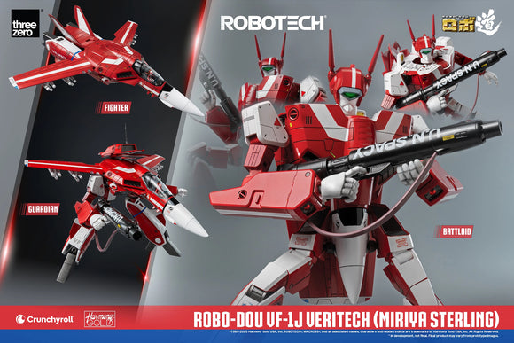 Threezero Robo-Dou Robotech VF-1J Veritech (Miriya Sterling) Diecast Action Figure