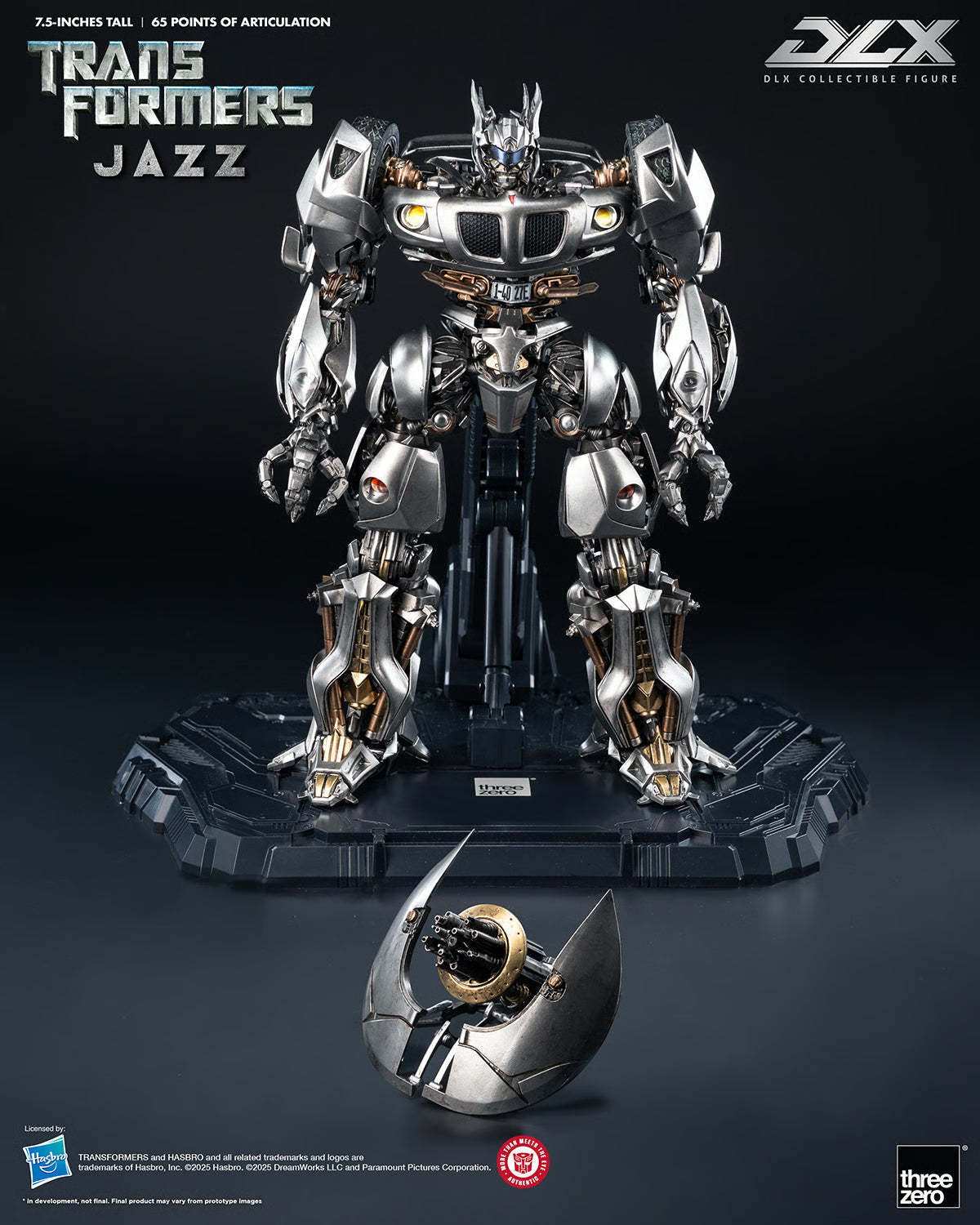 Threezero Transformers (2007) Jazz DLX Action Figure – Maybang's