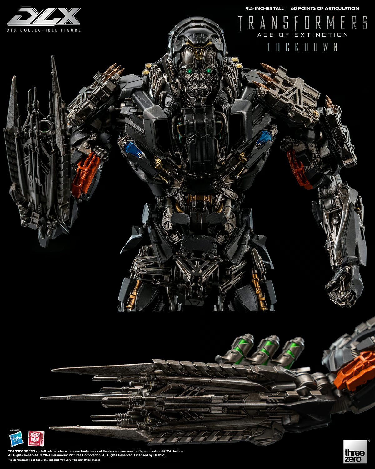 Threezero Transformers: Age of Extinction Lockdown DLX Action