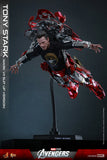 Hot Toys Marvel Comics Avengers Tony Stark (Iron Man Mark VII Suit Up Version) 1/6 Scale 12" Collectible Figure