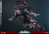 Hot Toys Marvel Comics Avengers Tony Stark (Iron Man Mark VII Suit Up Version) 1/6 Scale 12" Collectible Figure