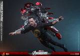 Hot Toys Marvel Comics Avengers Tony Stark (Iron Man Mark VII Suit Up Version) 1/6 Scale 12" Collectible Figure