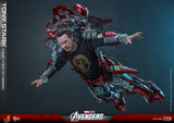 Hot Toys Marvel Comics Avengers Tony Stark (Iron Man Mark VII Suit Up Version) 1/6 Scale 12" Collectible Figure