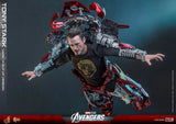 Hot Toys Marvel Comics Avengers Tony Stark (Iron Man Mark VII Suit Up Version) 1/6 Scale 12" Collectible Figure