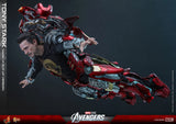 Hot Toys Marvel Comics Avengers Tony Stark (Iron Man Mark VII Suit Up Version) 1/6 Scale 12" Collectible Figure