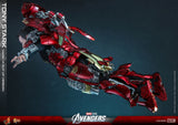 Hot Toys Marvel Comics Avengers Tony Stark (Iron Man Mark VII Suit Up Version) 1/6 Scale 12" Collectible Figure