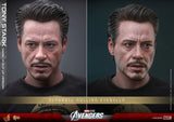 Hot Toys Marvel Comics Avengers Tony Stark (Iron Man Mark VII Suit Up Version) 1/6 Scale 12" Collectible Figure