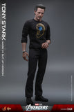 Hot Toys Marvel Comics Avengers Tony Stark (Iron Man Mark VII Suit Up Version) 1/6 Scale 12" Collectible Figure