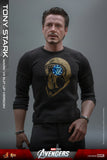 Hot Toys Marvel Comics Avengers Tony Stark (Iron Man Mark VII Suit Up Version) 1/6 Scale 12" Collectible Figure