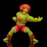 Jada Toys Ultra Street Fighter II: The Final Challengers Blanka Glow-in-the-Dark 6-Inch Scale Action Figure Entertainment Earth Exclusive