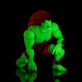 Jada Toys Ultra Street Fighter II: The Final Challengers Blanka Glow-in-the-Dark 6-Inch Scale Action Figure Entertainment Earth Exclusive