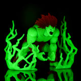 Jada Toys Ultra Street Fighter II: The Final Challengers Blanka Glow-in-the-Dark 6-Inch Scale Action Figure Entertainment Earth Exclusive