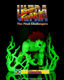 Jada Toys Ultra Street Fighter II: The Final Challengers Blanka Glow-in-the-Dark 6-Inch Scale Action Figure Entertainment Earth Exclusive