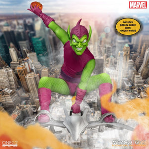 Mezco Toyz One:12 Collective Marvel Comics Spider-Man Green Goblin Deluxe Edition 1/12 Scale Collectible Figure