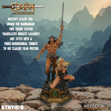 Mezco Toyz's Static-6 Conan the Barbarian (1982) 1/6 Scale Two Figure Statue