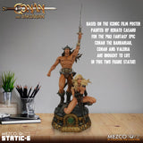 Mezco Toyz Static-6 Conan the Barbarian (1982) 1/6 Scale Two Figure Statue