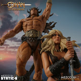 Mezco Toyz Static-6 Conan the Barbarian (1982) 1/6 Scale Two Figure Statue
