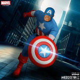 Mezco Toyz One:12 Collective Marvel Comics Captain America (Silver Age) 1/12 Scale Collectible Figure
