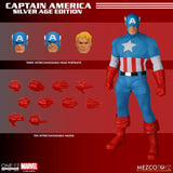 Mezco Toyz One:12 Collective Marvel Comics Captain America (Silver Age) 1/12 Scale Collectible Figure