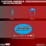 Mezco Toyz One:12 Collective Marvel Comics Captain America (Silver Age) 1/12 Scale Collectible Figure