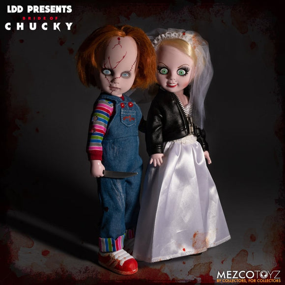 Mezco Toyz LDD Presents Living Dead Dolls Bride of Chucky Chucky and Tiffany Boxed Set