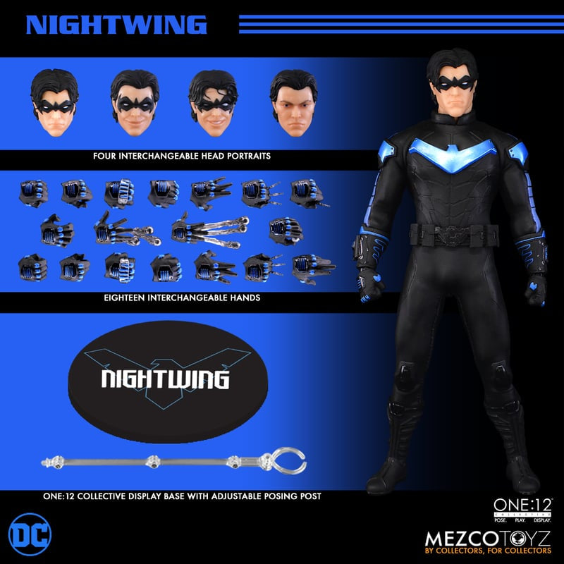 Mezco Toyz One:12 Collective DC Comics Nightwing (Dick Grayson) 1