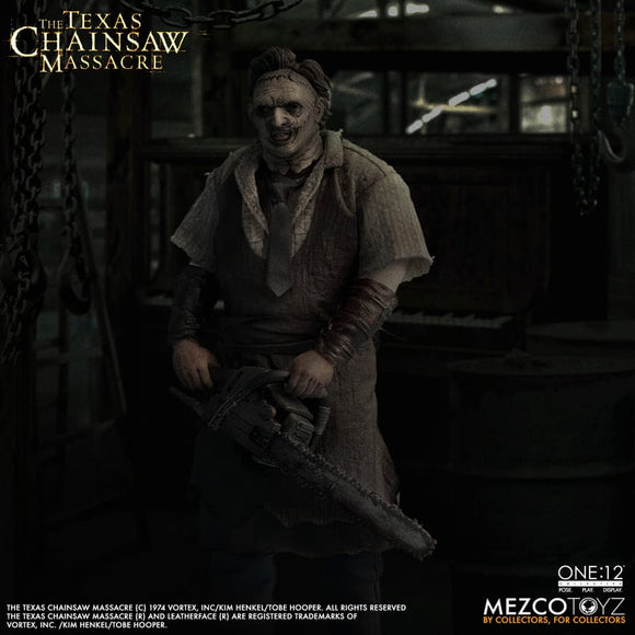 Mezco Toyz One:12 Collective The Texas Chainsaw Massacre (2003): Leatherface 1/12 Scale Collectible Figure