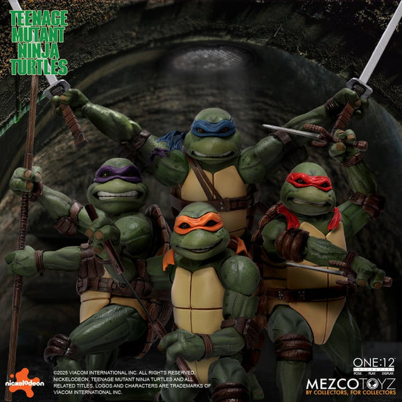 Mezco Toyz One:12 Collective Teenage Mutant Ninja Turtles (1990) Boxed Set