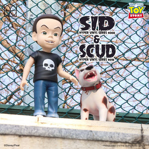 HEROCROSS Disney Toy Story Nightmare of Toy Sid Phillips & Scud Dog 24” Vinly Figure Set