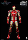 Threezero Marvel Avengers Infinity Saga Iron Man Mark 43 DLX 1/12 Scale Die-Cast Action Figure