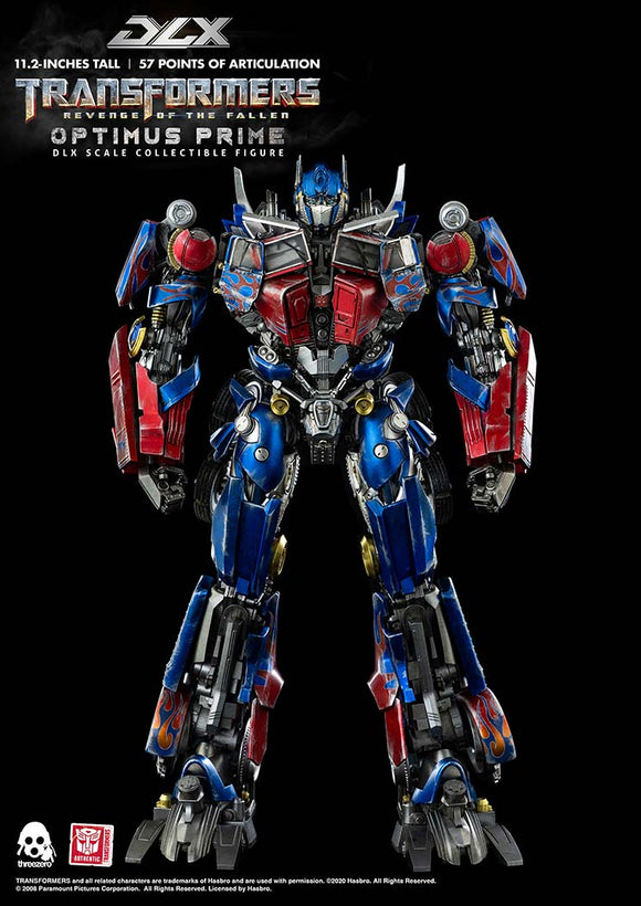 Threezero Transformers Revenge of the Fallen DLX Scale Collectible Series Optimus Prime Die-Cast Action Figure