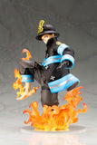 Kotobukiya Fire Force ArtFX J Shinra Kusakabe Statue with Bonus Part