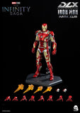 Threezero Marvel Avengers Infinity Saga Iron Man Mark 43 DLX 1/12 Scale Die-Cast Action Figure