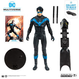 McFarlane DC Multiverse Set of 3 Action Figures Dark Nights: Metal, Nightwing & Batgirl (DC Rebirth Build-A-Batmobile)