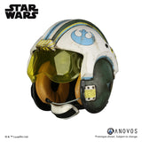 ANOVOS ROGUE ONE: A STAR WARS STORY General Merrick Blue Squadron X-Wing Helmet Accessory Prop Replica Helmet