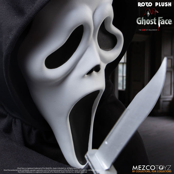 Mezco Toyz Mezco Designer Series Scream Roto Plush Ghost Face Large Scale 18