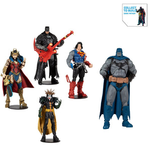 McFarlane DC Build-A Wave 4 Dark Nights Death Metal Action Figure Set Batman, Superman, Wonder Woman & King Robin (Darkfather BAF)