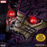 Mezco Toyz Marvel Comics One:12 Collective Wolverine Deluxe Steel Box Edition with Defeated Sentinel Base