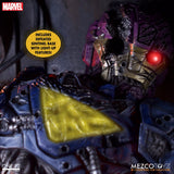 Mezco Toyz Marvel Comics One:12 Collective Wolverine Deluxe Steel Box Edition with Defeated Sentinel Base