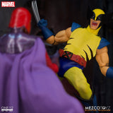 Mezco Toyz Marvel Comics One:12 Collective Wolverine Deluxe Steel Box Edition with Defeated Sentinel Base