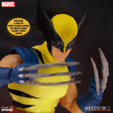 Mezco Toyz Marvel Comics One:12 Collective Wolverine Deluxe Steel Box Edition with Defeated Sentinel Base