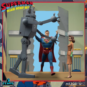 Mezco Toyz 5 Points Superman - The Mechanical Monsters (1941) Deluxe Boxed Set