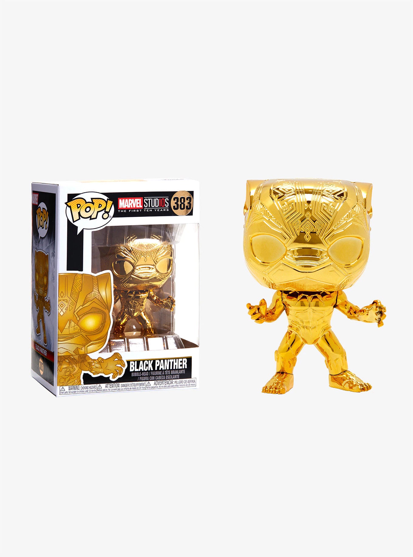 Funko Pop Marvel Studios 10th Anniversary Black Panther (Gold