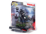 Johnny Lightning Godzilla Ground Assault With 1/64 Scale Willys MB Jeep