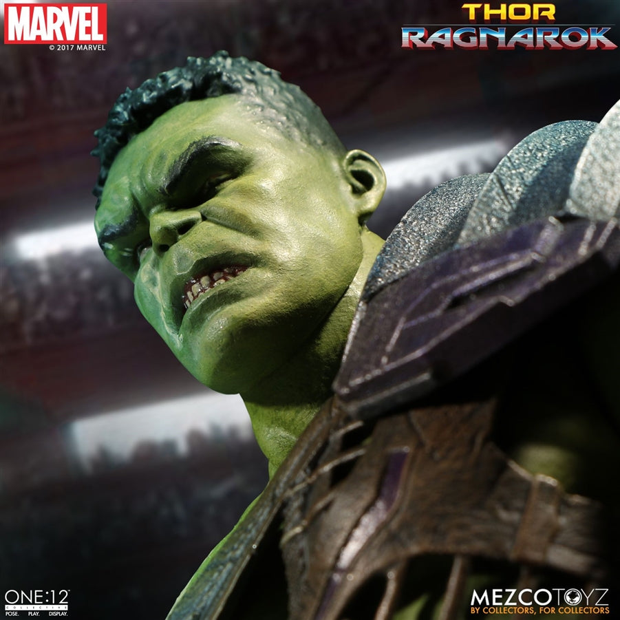 Mezco Toyz One12 Collective Marvel Comics Thor Ragnarok Gladiator Hulk 1/12 Scale Action Figure
